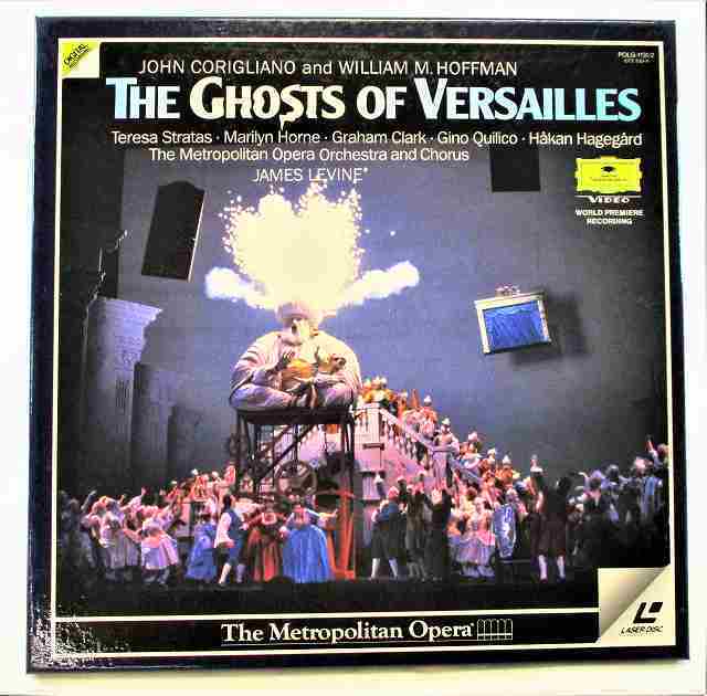 歌劇 ヴェルサイユの幽霊 全曲 ジェイムズレヴァイン メトロポリタンオペラ 中古レーザーディスク 2枚組 3面 20220722_画像1
