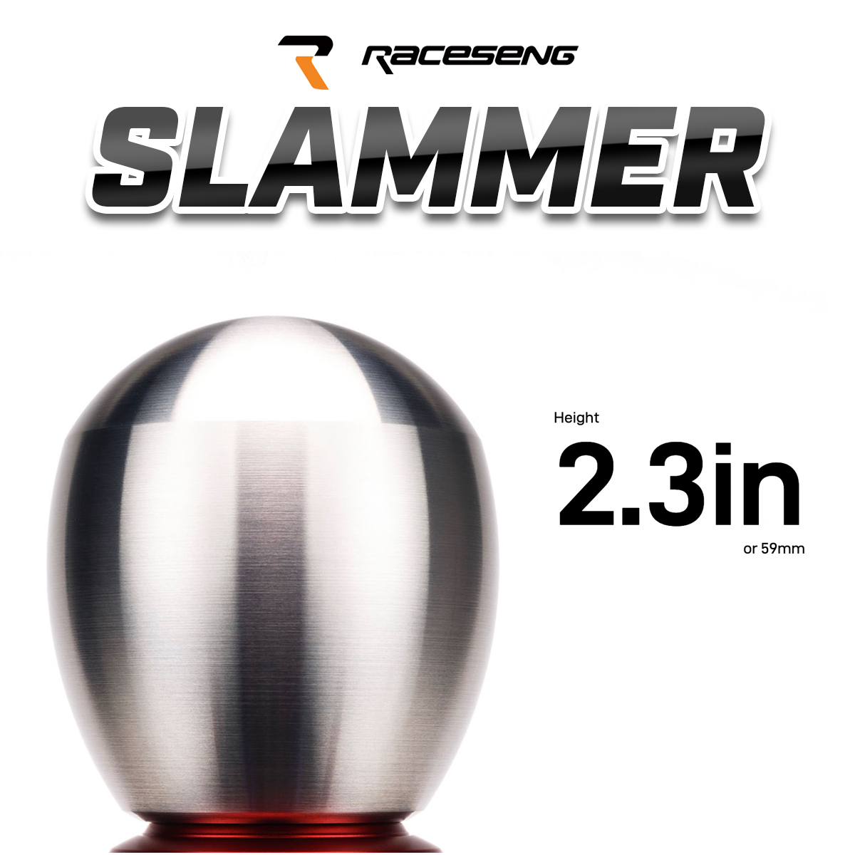 RACESENG：レースセング：SLAMMER（スラマー）GATE4（5速右下R）レッドマット：ステンレス製：635g_画像8