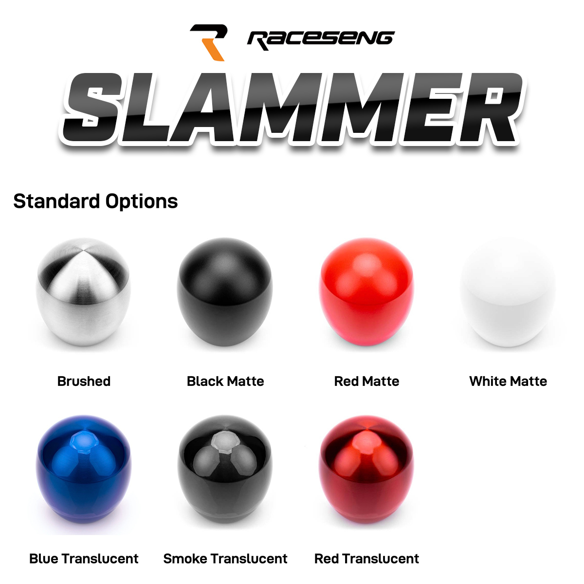 RACESENG：レースセング：SLAMMER（スラマー）GATE5（5速左上R）レッドトランスルーセント ：ステンレス製：635g_画像2