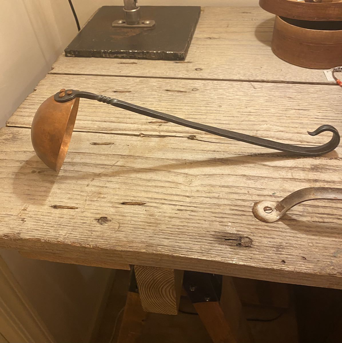Kootenay forge アイアン コパー 銅 調理器具 レイドル 鍛鉄 Kootenay forge アイアン コパー 銅 調理器具 レイドル 鍛鉄