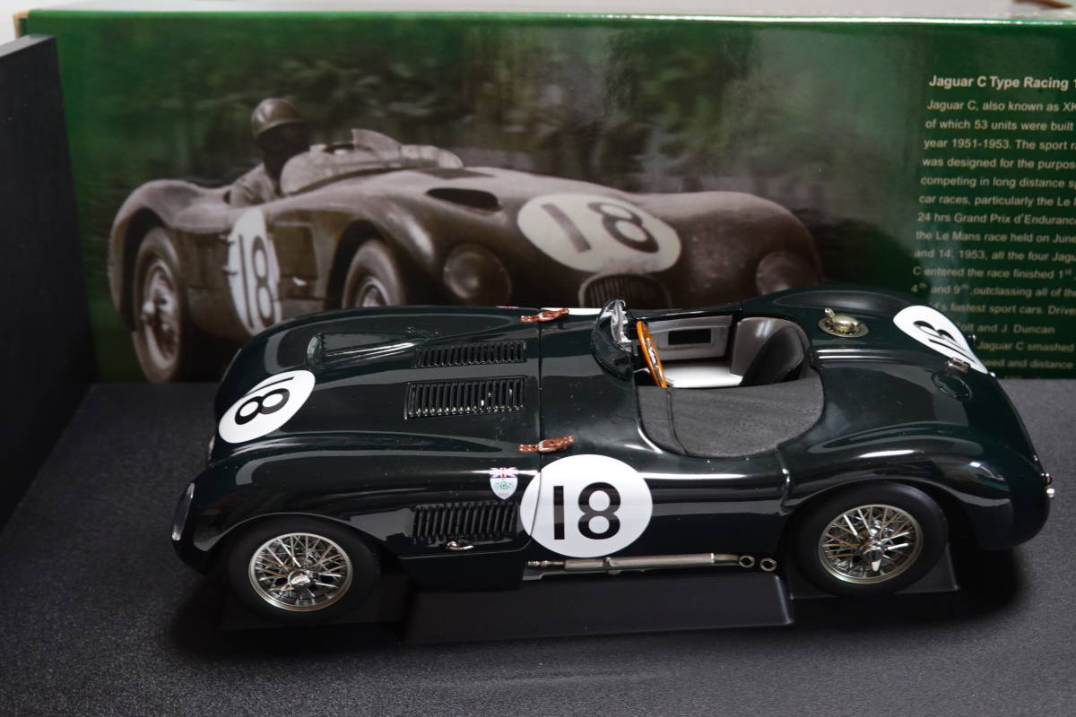 レア☆送料込み☆AUTart 1/18ジャガーJAGUAR C TYPE#13 LeMans 1953