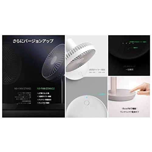 ルーメナー(LUMENA) コードレス扇風機 【最大20時間使用可能】新品