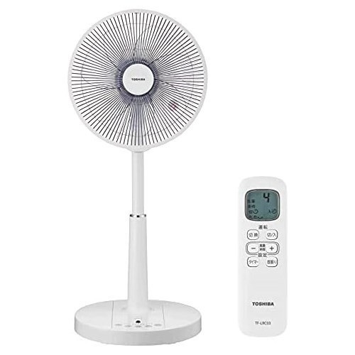 東芝リビング扇風機 TF-30DL24(W) ホコリ防止加工 リモコン首振りON