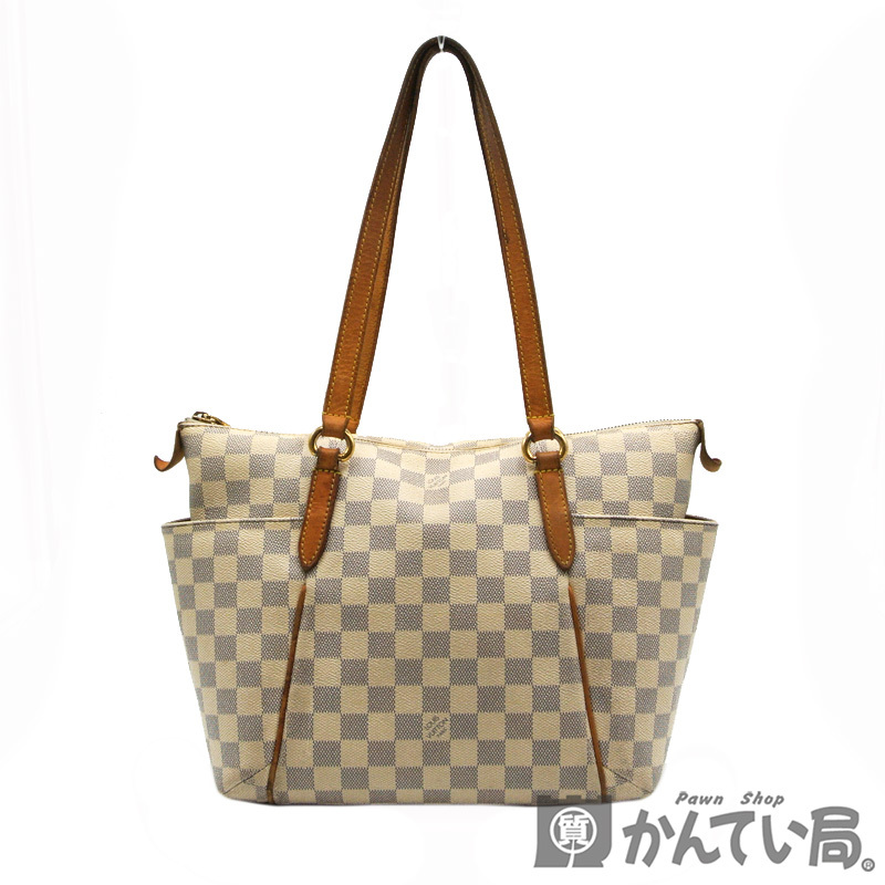 LOUIS VUITTON【ルイ・ヴィトン】N51261 トータリーPM ダミエ・アズール ショルダーバッグ 鞄 トートバッグ 肩掛け レディース【中古】_画像1