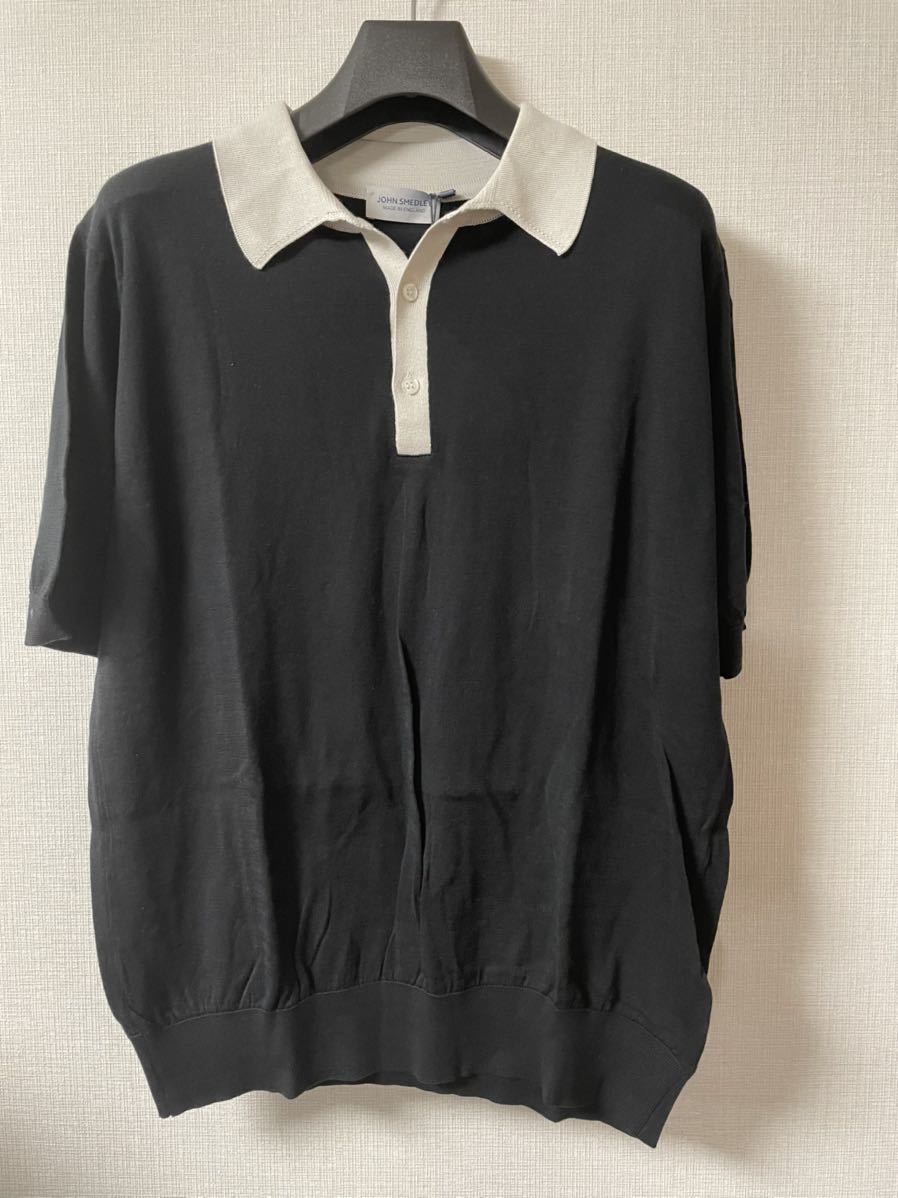 ネット限定】 新品未使用 ジョンスメドレー ニットポロ Lサイズ JOHN