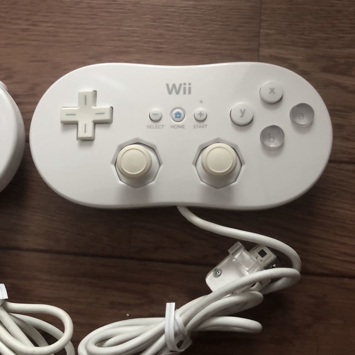 Wii クラシックコントローラ 白 2個セット 簡易動作確認済