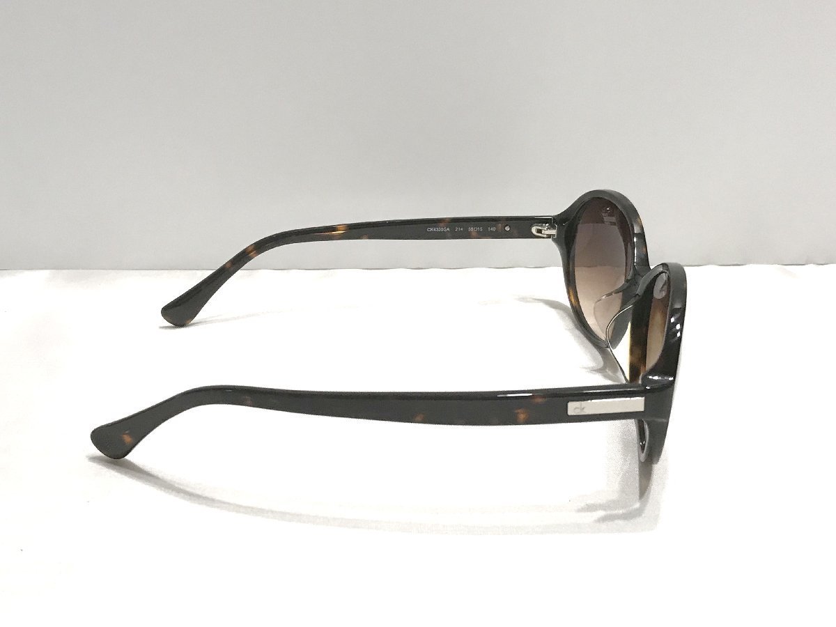 #[YS-1] Calvin Klein Calvin Klein ck # солнцезащитные очки I одежда # пластиковая оправа оттенок коричневого # с футляром [ включение в покупку возможность товар ]#D