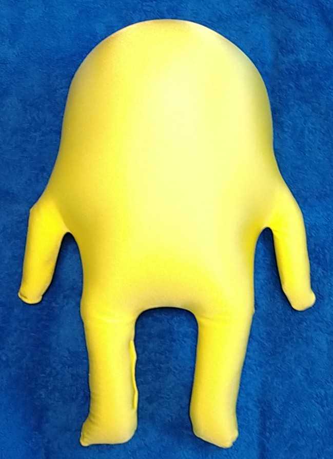 美品 三文堂のひよこ ぬいぐるみ クッション 人形 低反発 光沢 三文堂