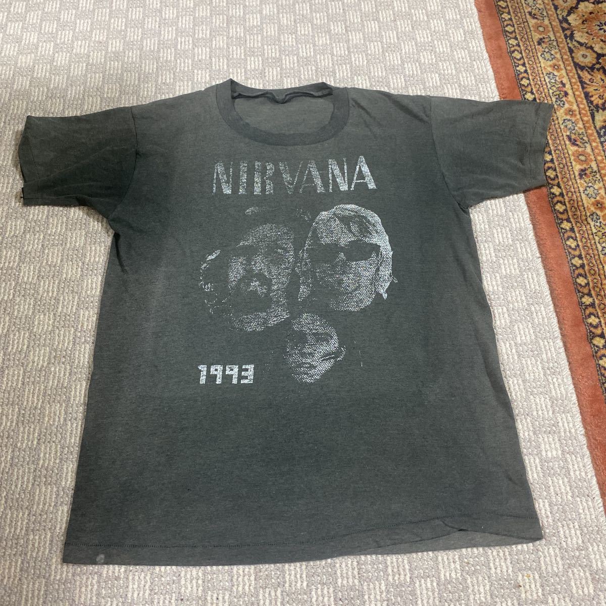 レア バックプリントあり 1993年 Nirvana ツアー Tシャツ ニルヴァーナ