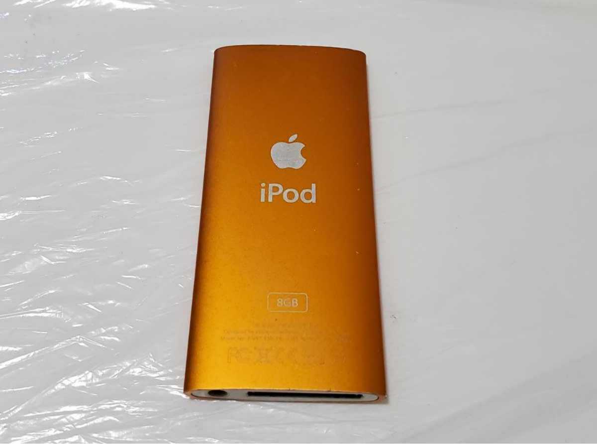 iPod nano 第4世代 8GB オレンジ 本体 4世代 H30323の画像2