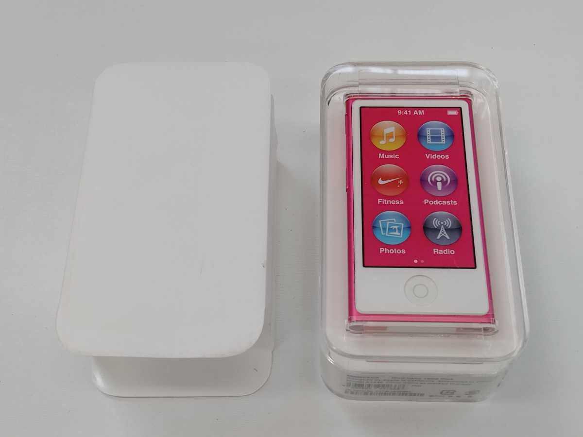 未使用品】iPod nano 16GB ピンク 第7世代 MKMV2J/A-