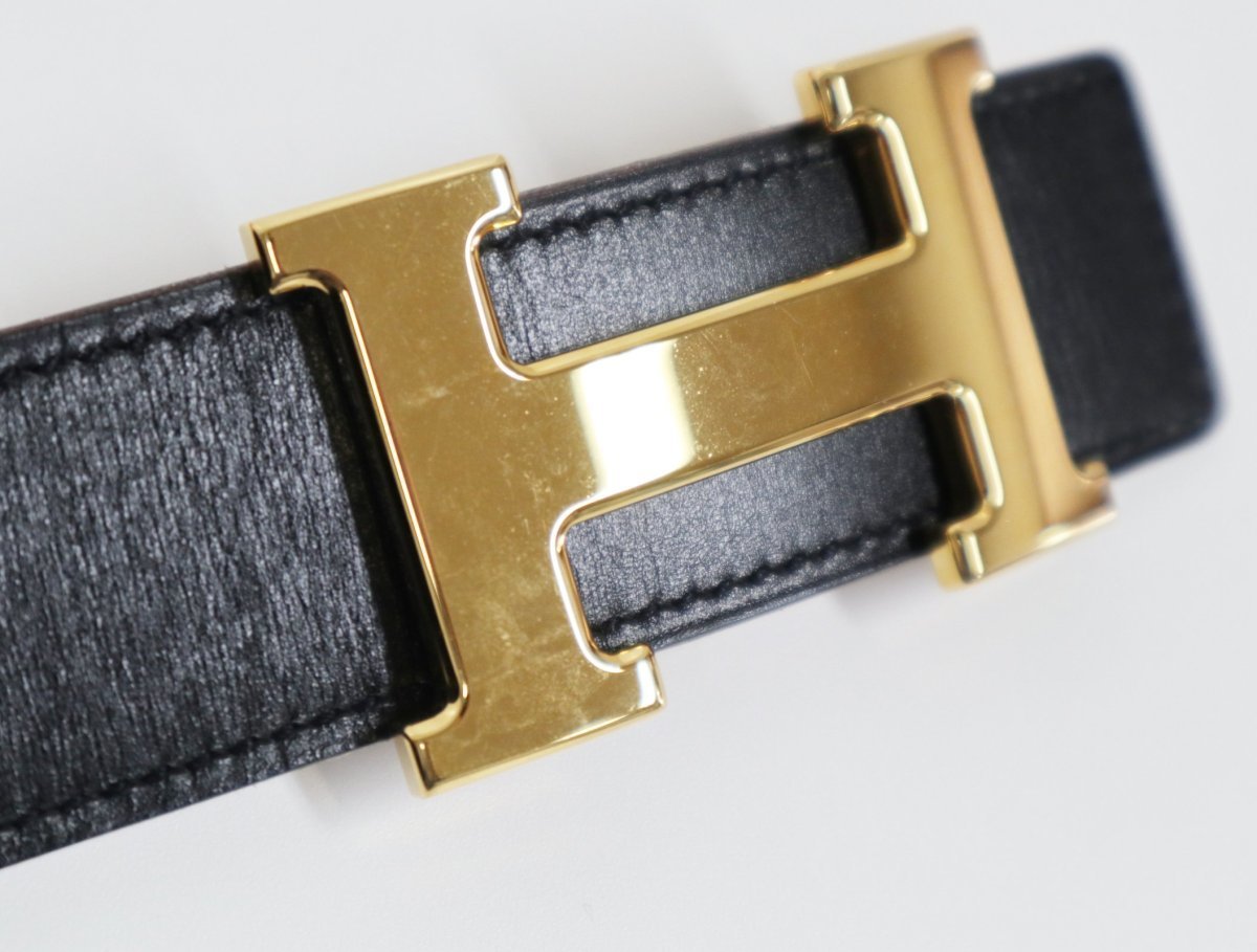 極美品!!エルメス HERMES ベルト コンスタンス クシュベル ボックス