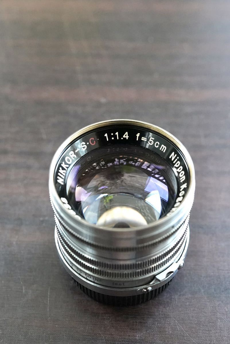初期型 ニコン Nikkor SC 5cm f1 4 Nippon Kogaku Tokyo Nikon 初期型 ニコン Nikkor SC 5cm f1 4 Nippon Kogaku Tokyo Nikon