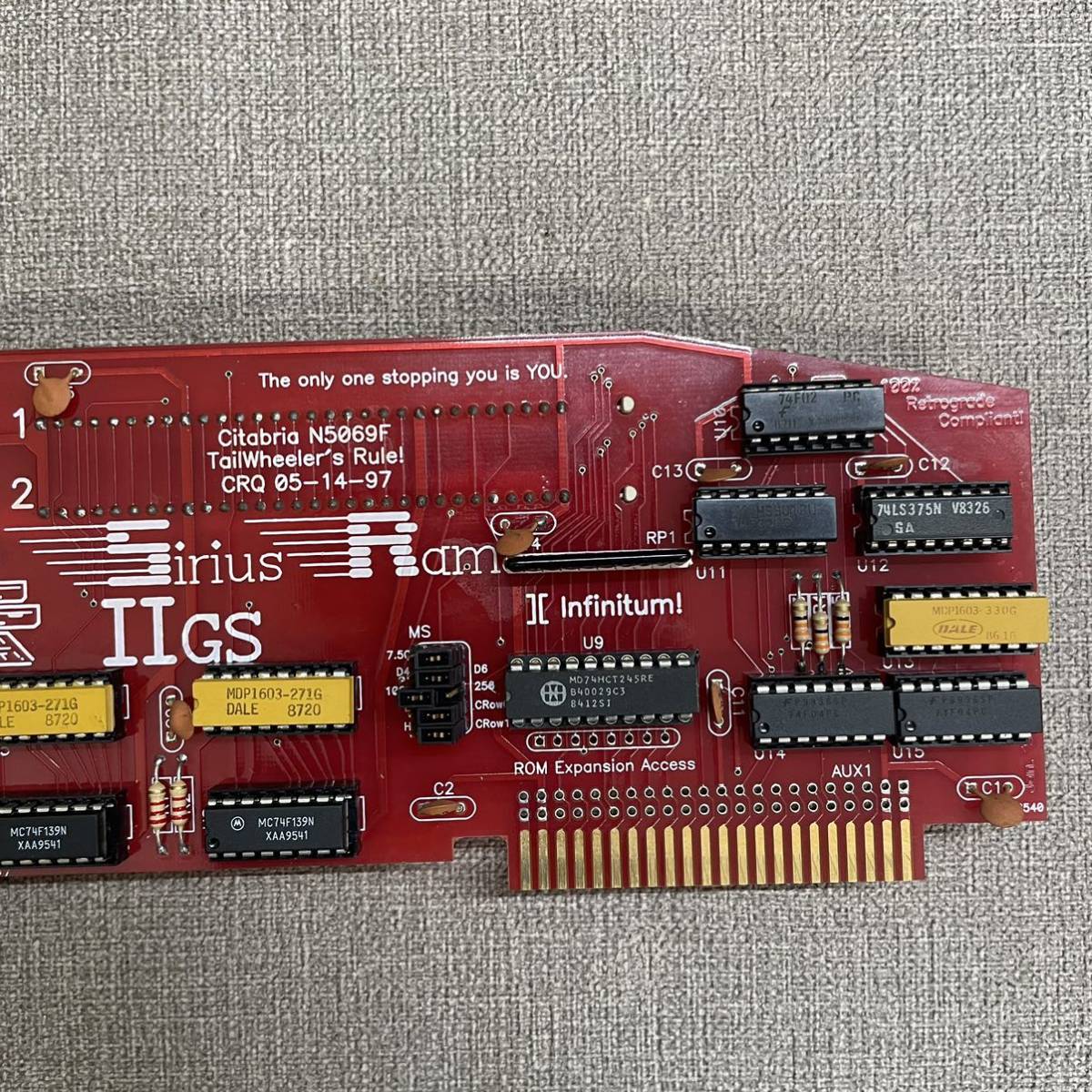 4-121)Apple IIGS for card Sirius Ram Citabria N5069F 30pin1Msimm 8 sheets FUYU 20V0