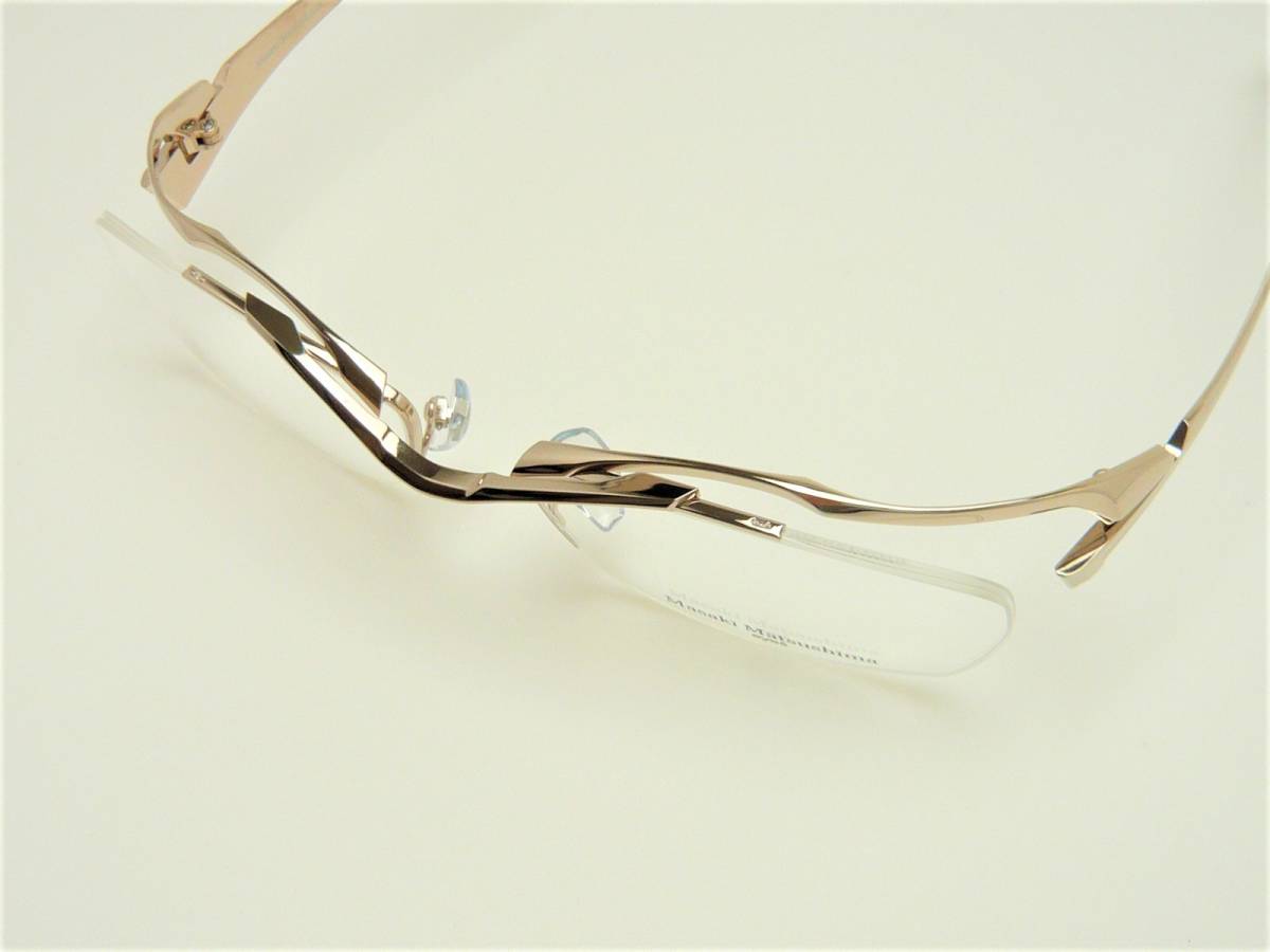 新品 マサキマツシマ メガネ MF-1249-1-57 ホワイトゴールド Masaki