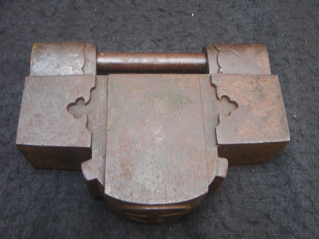 ヤフオク! - （十） 旧い錠前 2.6kg 和錠 時代 日本