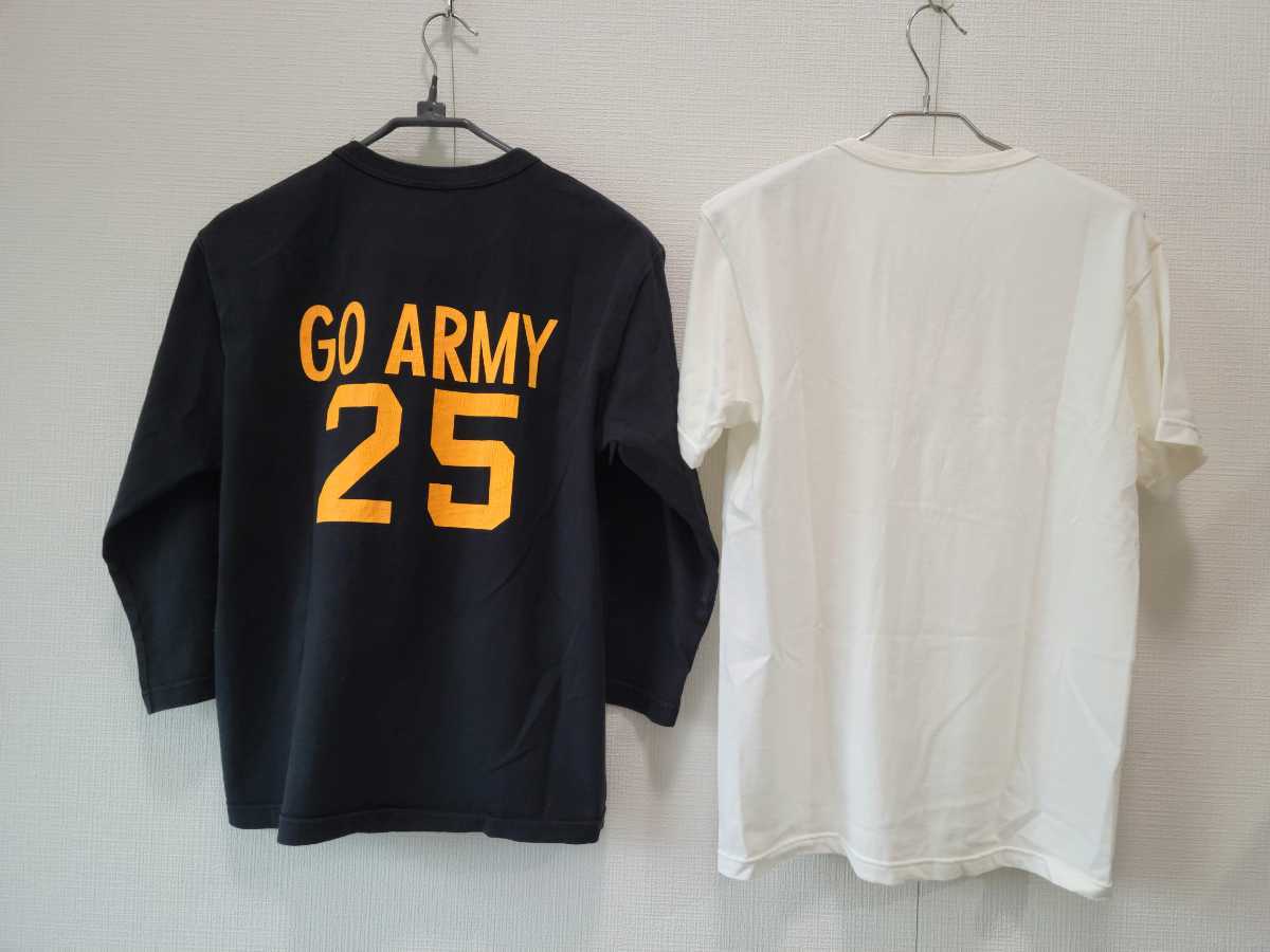 お得 THE REAL McCOY'S GO ARMY & Vネック Tシャツ 38/M 2枚セット