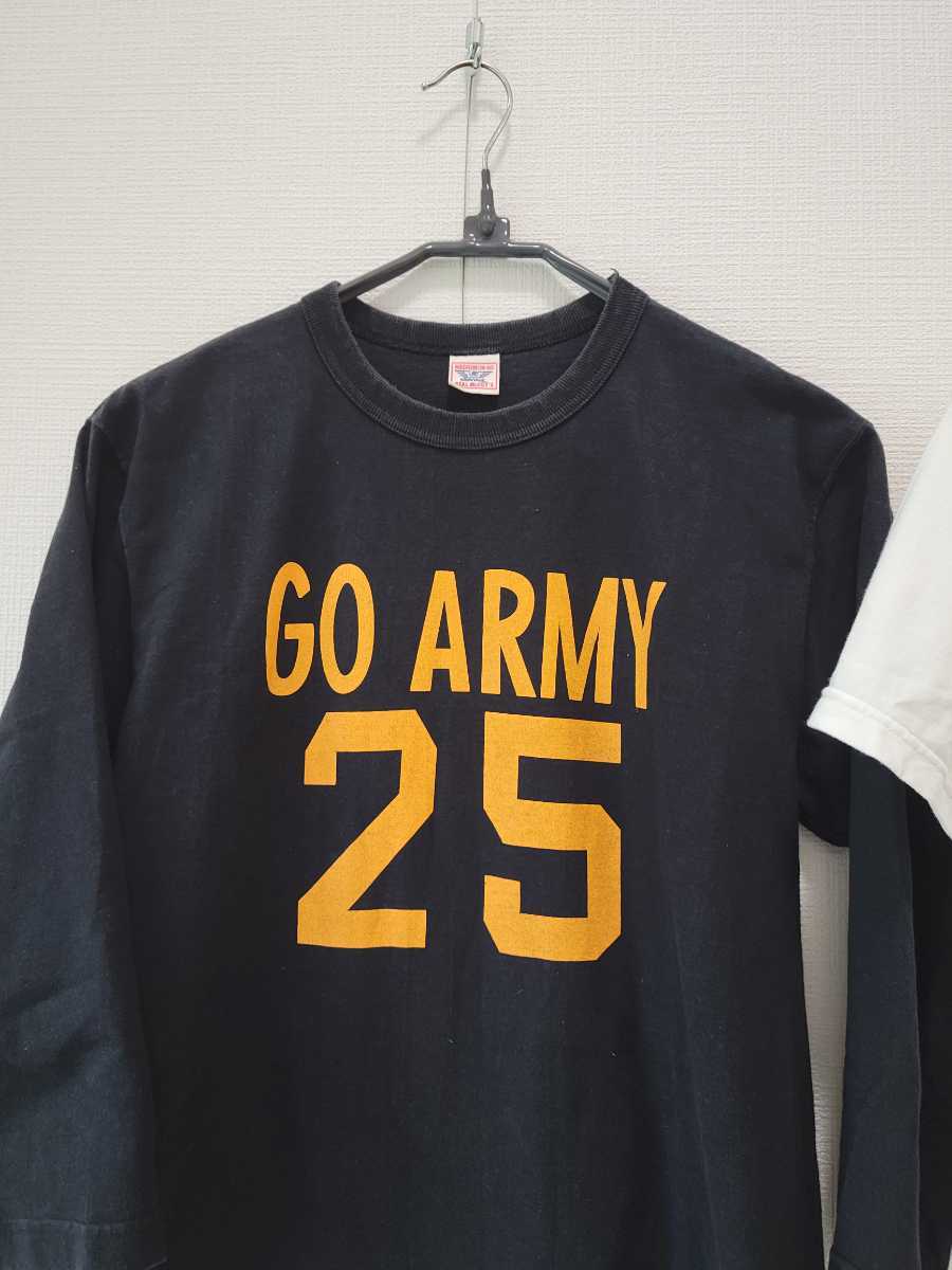 お得 THE REAL McCOY'S GO ARMY & Vネック Tシャツ 38/M 2枚セット