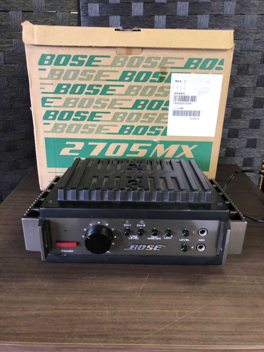 送料込 BOSE ボーズ パワーアンプ 2705MX 音響機器 オーディオ アンプ コンパクトサイズ パワーミキサー