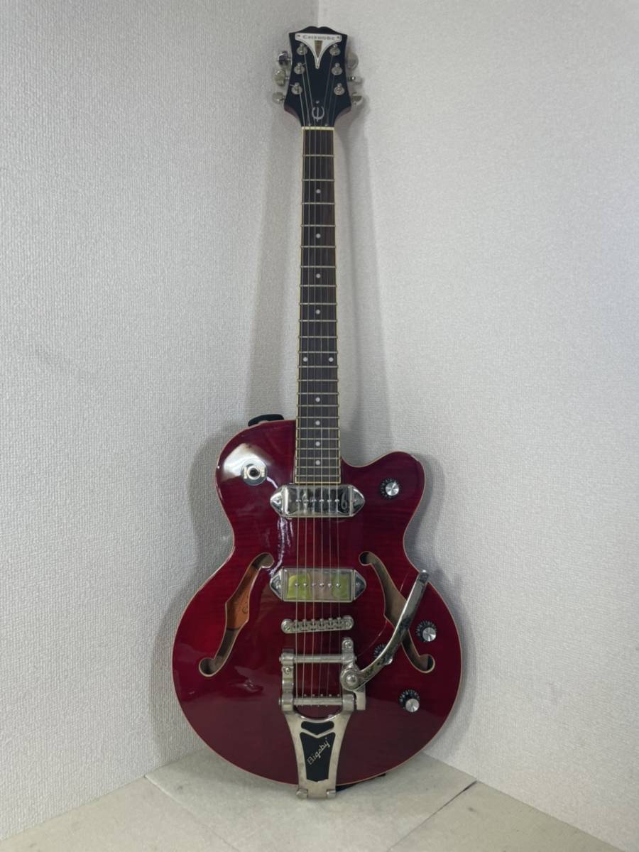 ◇K1128◇【中古品】エピフォン Epiphone エレキギター WILDKAT WR 付属品/ケース付き_画像1