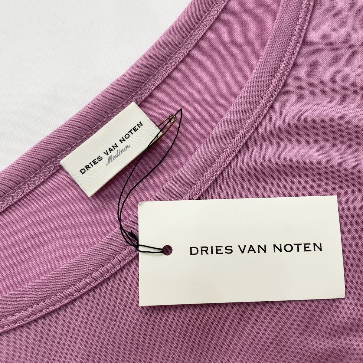 未使用 DRIES VAN NOTEN 長袖カットソー ピンクM_画像7