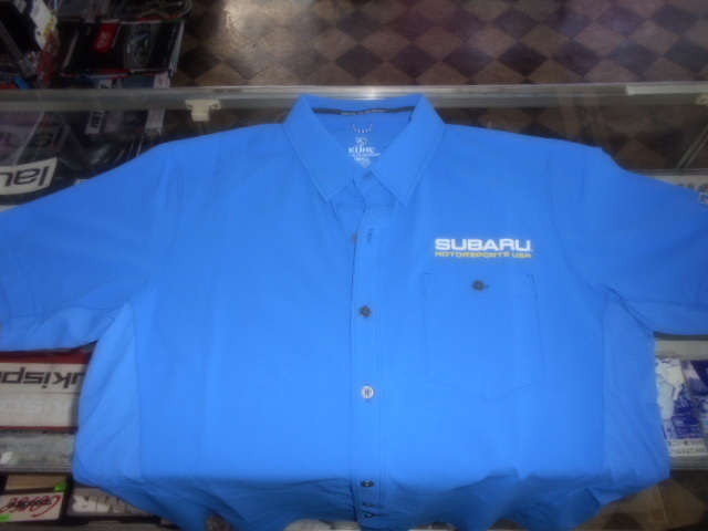 2020* SUBARU MOTARSPORTS USA официальный команда кнопка выше рубашка ( размер L) последний 1 листов * доставка отдельно .