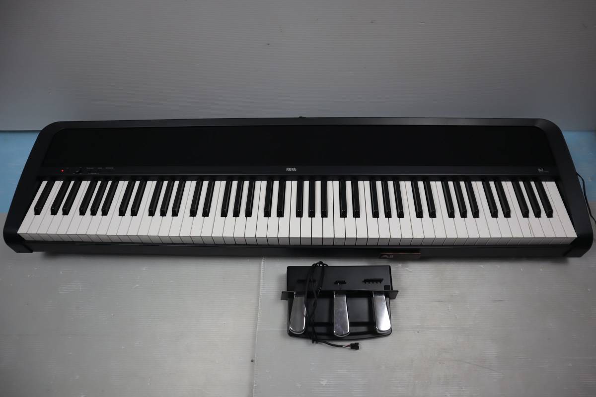 CB3615 N 2021年製 KORG B2 電子ピアノ ブラック 88鍵_画像1