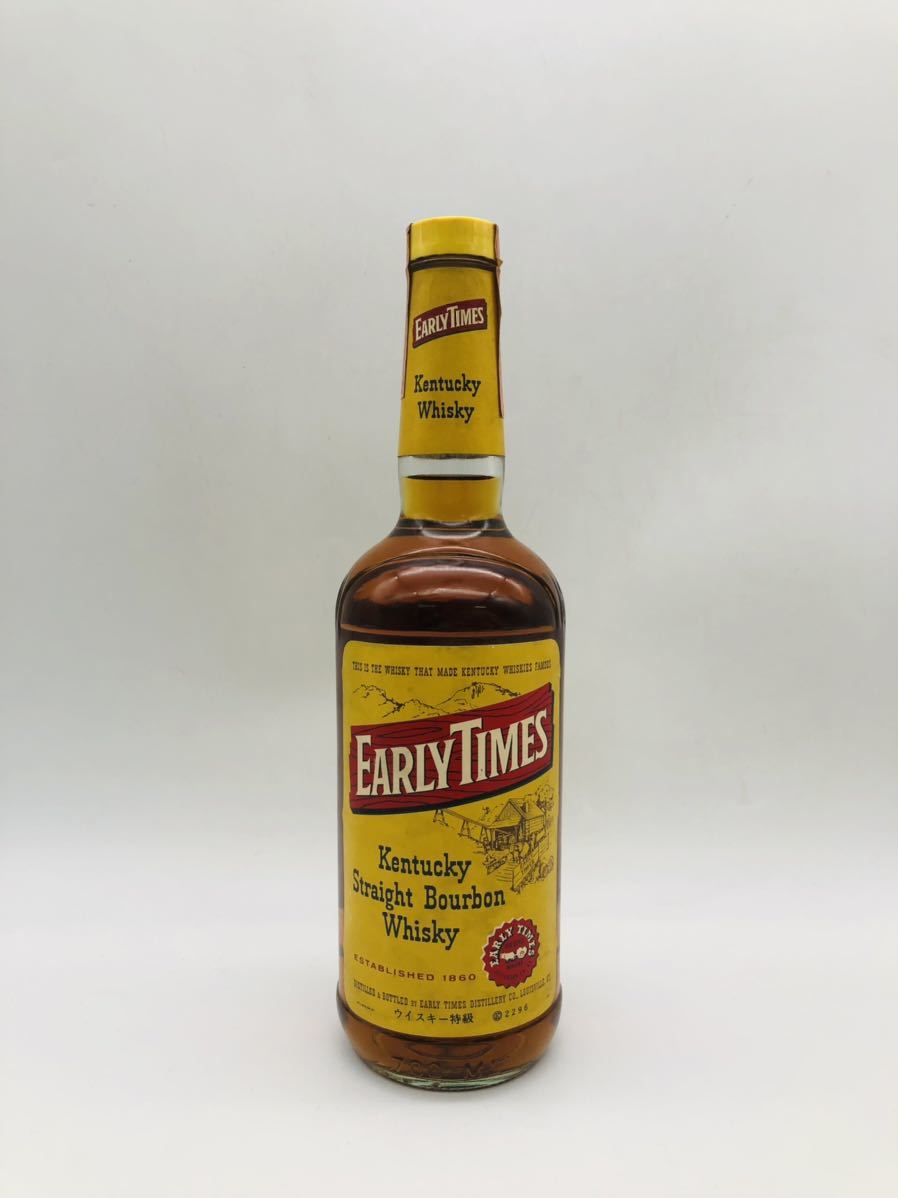【未開栓】EARLY TIMES アーリータイムズ アメリカンウイスキー 700ml 40% WH3916