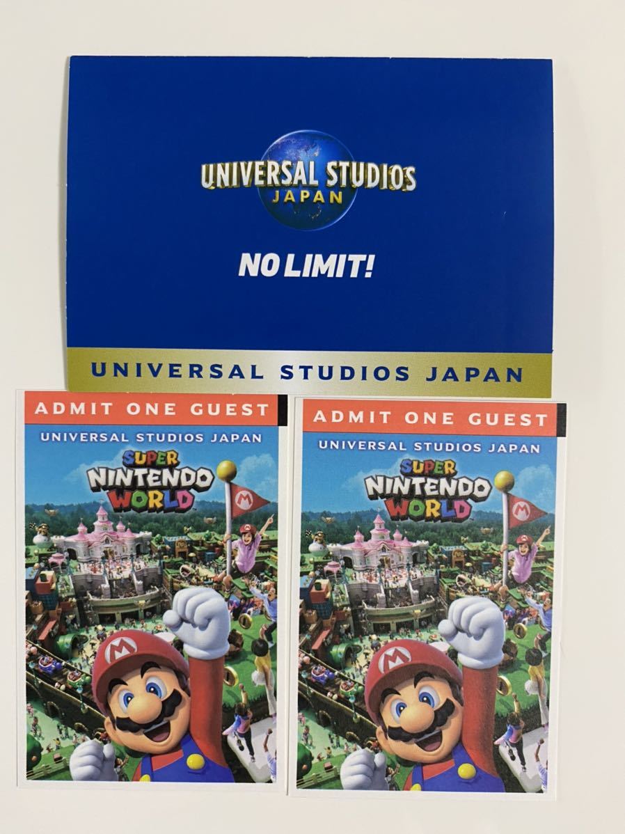 ユニバーサルスタジオジャパン USJ 1デイスタジオパス 大人2枚での