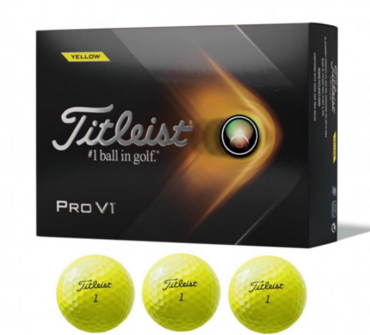 タイトリスト PRO V1 21 イエロー ゴルフボール 2ダース 24球 Titleist｜PayPayフリマ