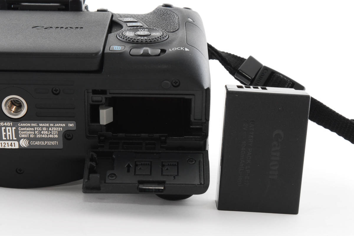 ☆実用品☆ Canon キヤノン EOS 8000D EF-S 18-55mm IS STM #6299
