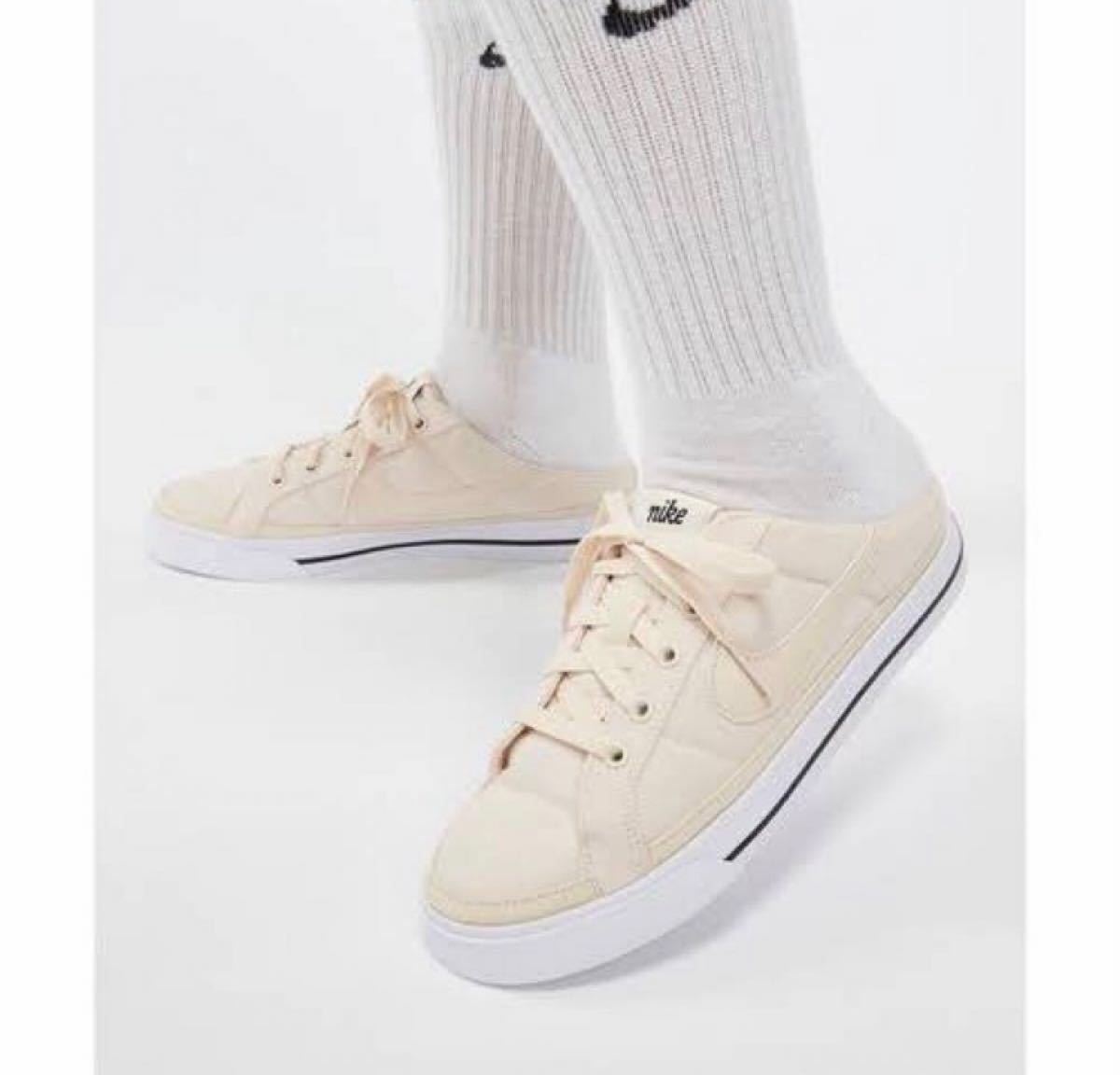 安い割引 新品NIKE コート レガシー ミュール スリッポンレディース