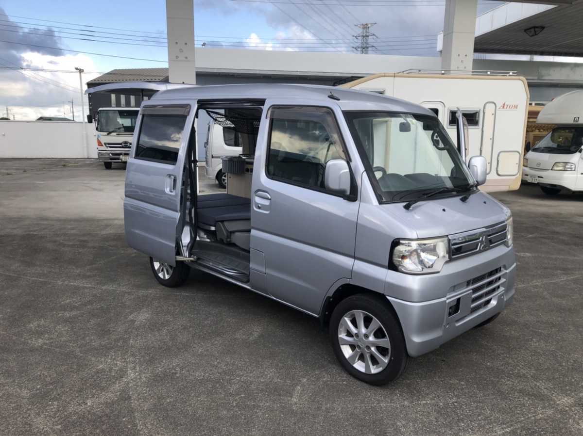 1 ten thousand selling out Mitsubishi car lai Pro daktsu made original camper H24 year Minicab 4WD light can sink sub battery external power supply etc. 