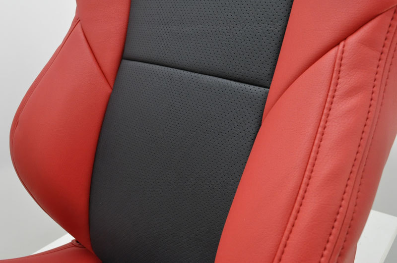 ☆G-Bring シートカバー RECARO レカロ SR-7[レッド×センターブラック](注)要納期確認 新品未使用☆_画像3