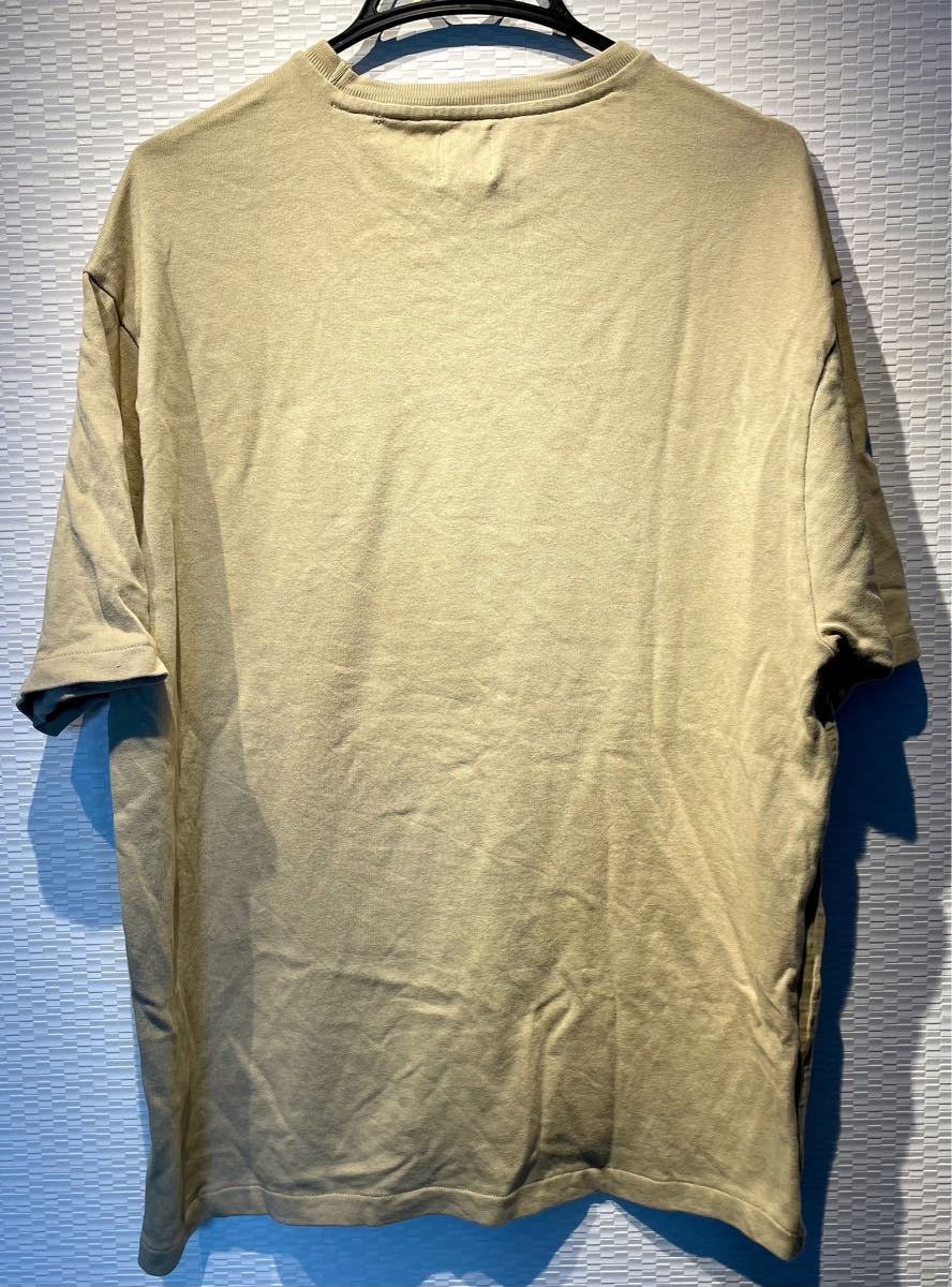 送料込み☆ZARA ザラ☆Tシャツ☆EUR Lサイズ☆ベージュ☆中古美品