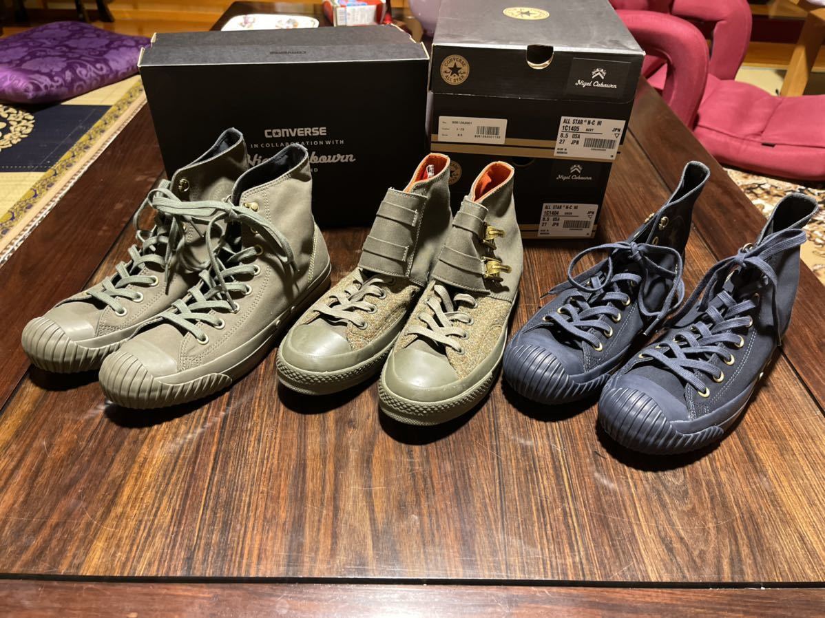 burlarse de Elaborar capitán Nigel Cabourn CONVERSE ALL STAR N-C HI CHUCK TAYLOR 1970 HI CAMERA MAN  コンバース ナイジェルケーボン チャックテイラー オールスター connectedfire.com