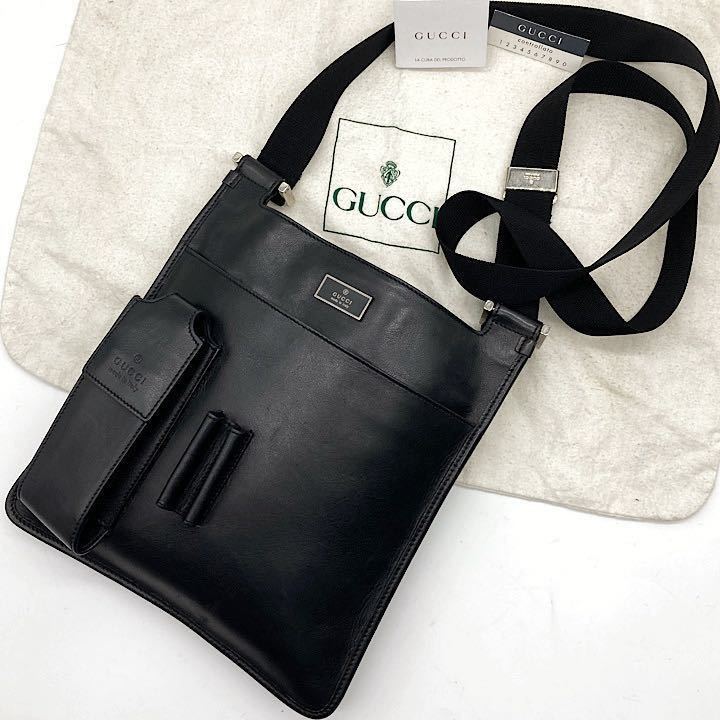 1円～ 【極美品】 GUCCI グッチ ショルダーバッグ ポシェット 肩掛け