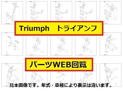 2008 Triumph Thruxton список запасных частей. каталог запчастей (WEB версия )