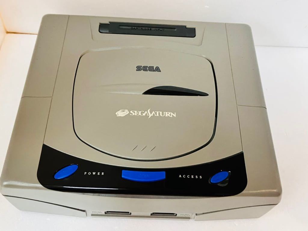 ★動作確認のみ　ほとんど新品　激安　極上美品　SEGA セガサターン本体 HST-0004 希少品　無傷　劣化なし　送料無料★