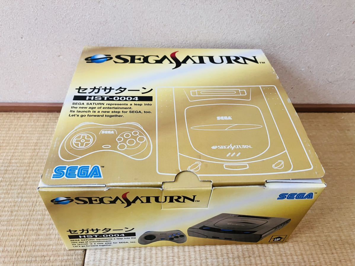 ★動作確認のみ　ほとんど新品　激安　極上美品　SEGA セガサターン本体 HST-0004 希少品　無傷　劣化なし　送料無料★