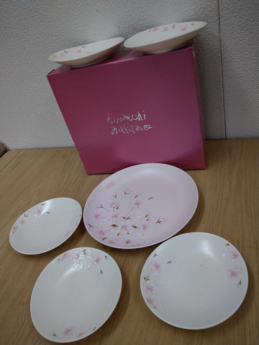 桜パーティー皿６点セット hiromichi Nakano   ＳＡＮＹＯ TOKIの画像1