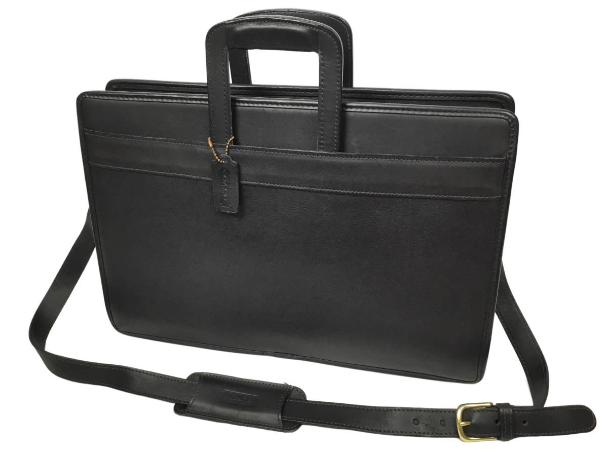 米製COACHコーチL5F-5351ビークマン2WAYビジネスバッグブラック