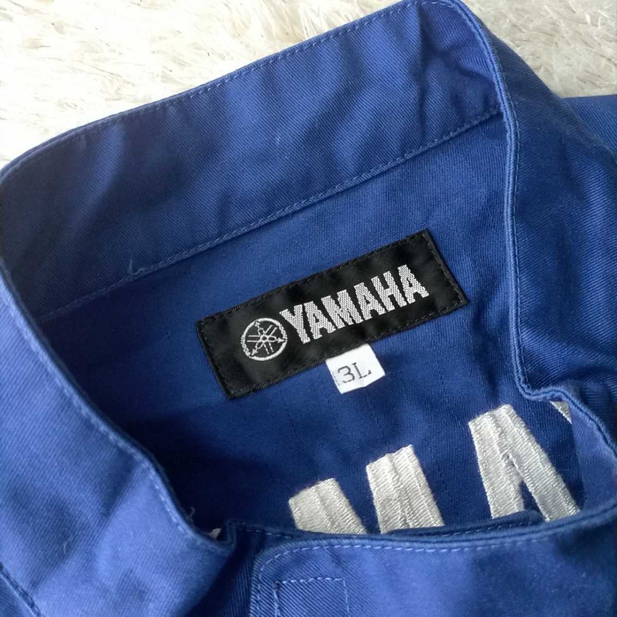 ヤマハレーシング YAMAHA 作業ツナギ 半袖 つなぎ ３L 美品 product