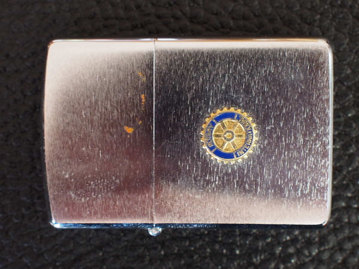レア物 ジッポー ZIPPO 1992年式 国際ロータリー Rotary International 刻印 ケース: VIIIのA インサイドユニット: VIIIのC 管理No.14014