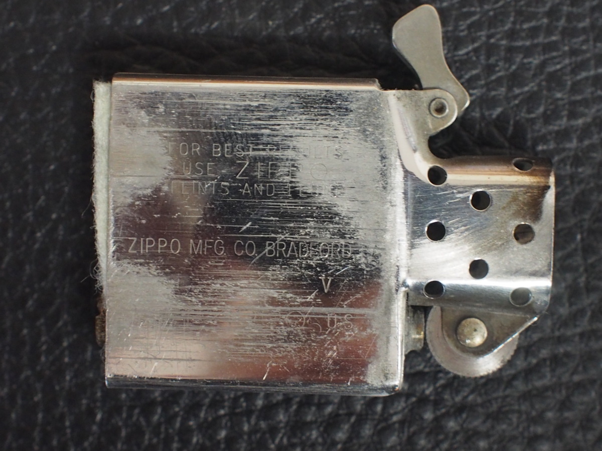 レア物 ジッポー ZIPPO 1992年式 ６０周年 60thAnniversary ジッポーエンブレム 刻印 ケース: VIIIのA インサイドユニット: VのE_画像9