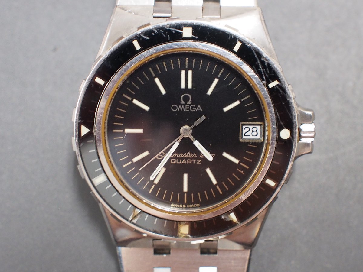 安価 クォーツ メンズ 120m Seamaster シーマスター OMEGA オメガ