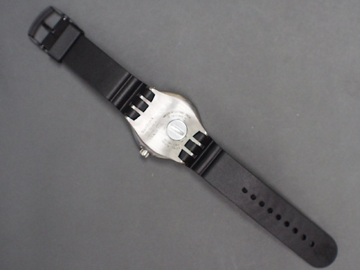  antique Swatch swatch Irony s cue baIRONY SCUBA 200 belt after market new goods dome windshield men's quartz wristwatch 