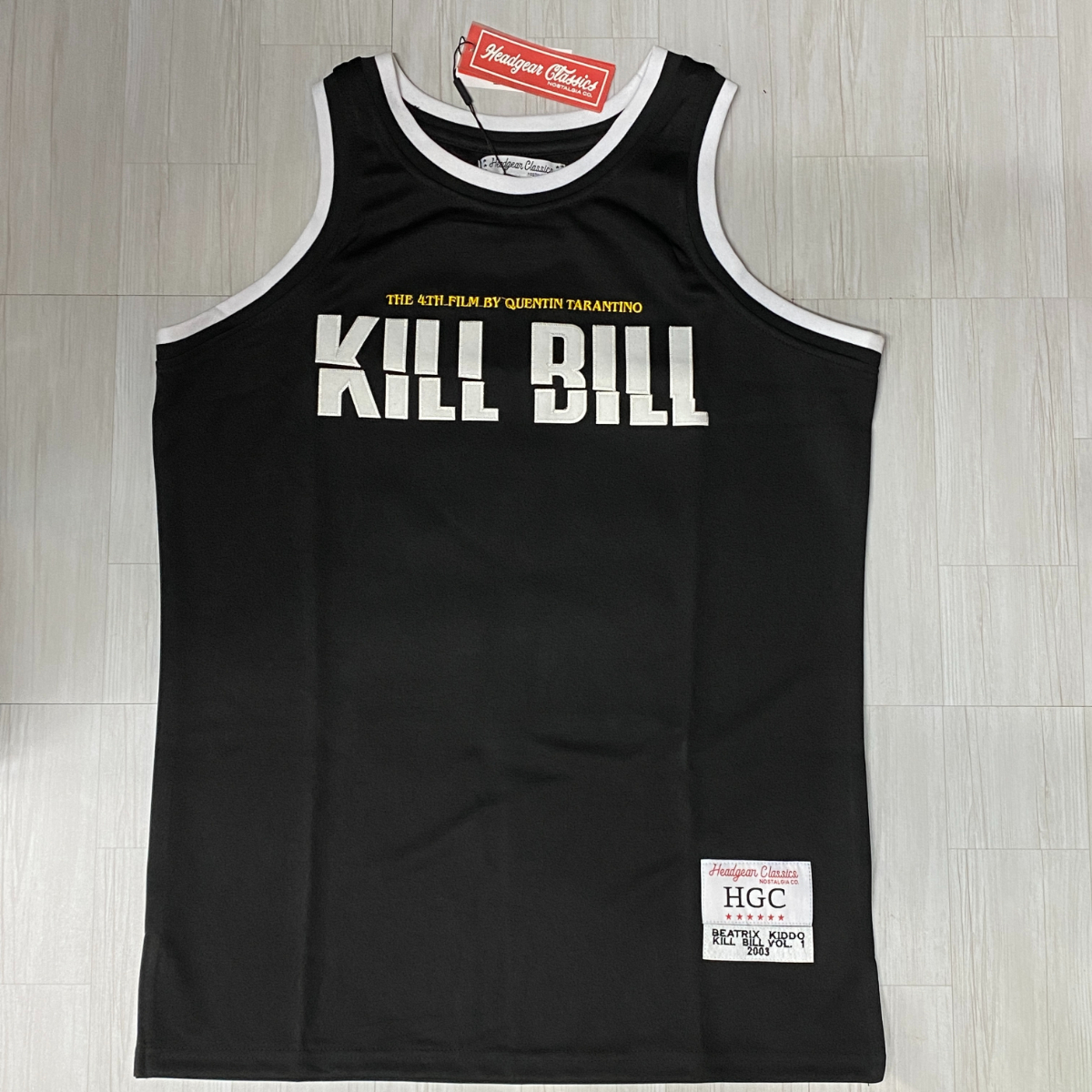 USA正規品 【L】 HeadgearClassics ヘッドギアクラシックス KILLBILL キルビル ベアトリクス タランティーノ バスケジャージー (HGC12)