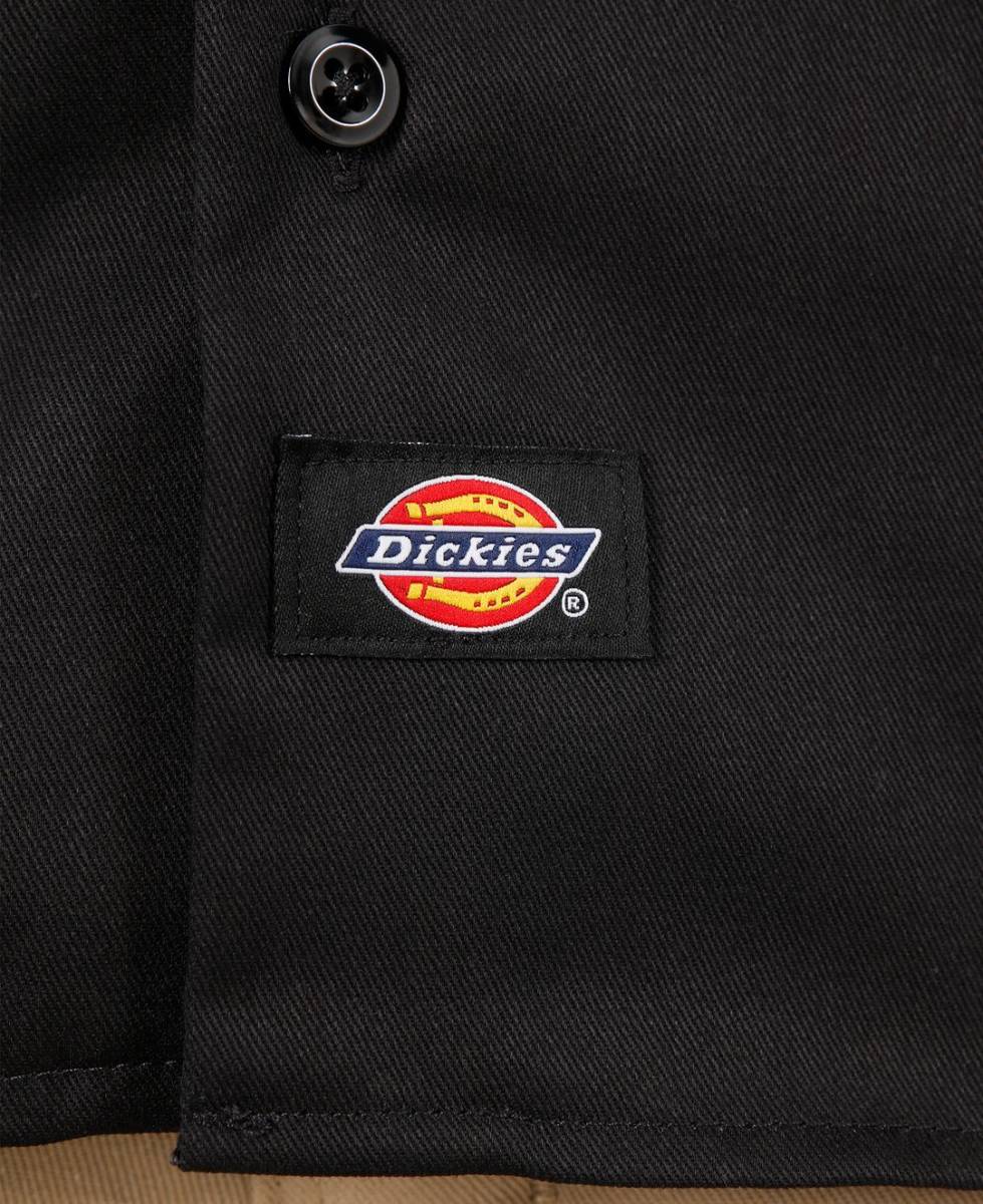 USA正規品 「4XL」 ディッキーズ Dickies 半袖 ワークシャツ TCツイル生地 ブラック 黒 1574BK スケーター ストリート HIPHOP チカーノ_画像6