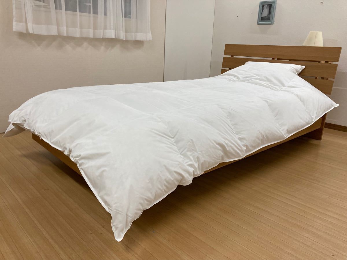 HOTEL STYLE 羽毛布団 セミダブルサイズ ホワイトダックダウン90
